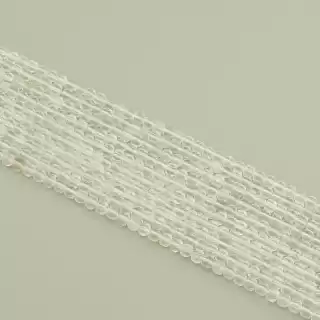 Намистини Гірський кришталь 39 см. на нитці (натуральне каміння, без застібки)