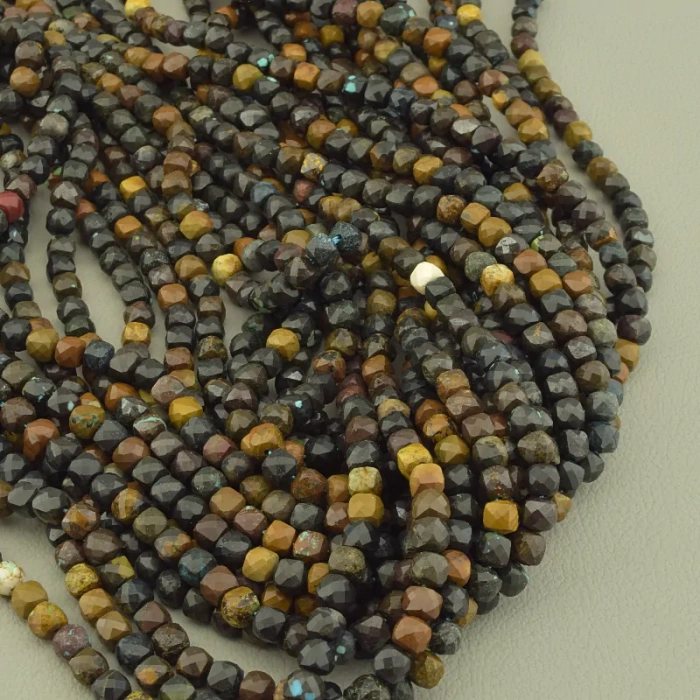 🏷️️ Нитка Хрізокола 38 см. (без застібки) ss_102732