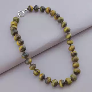 Намисто Тигрове око 45 см.