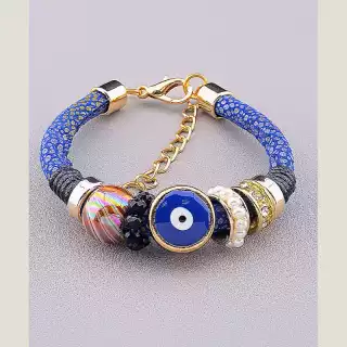 Браслет Сrystal 18 см оксамит