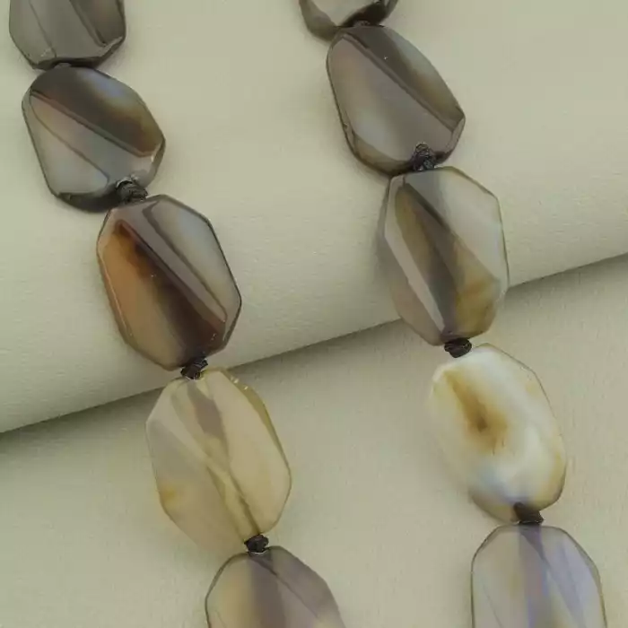 🏷️️ Намисто Агат 45 см. ss_103038