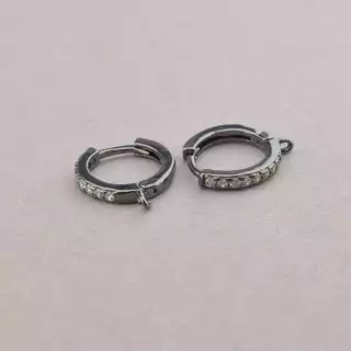 Швензи Пара Фіаніт хром 13х13см.