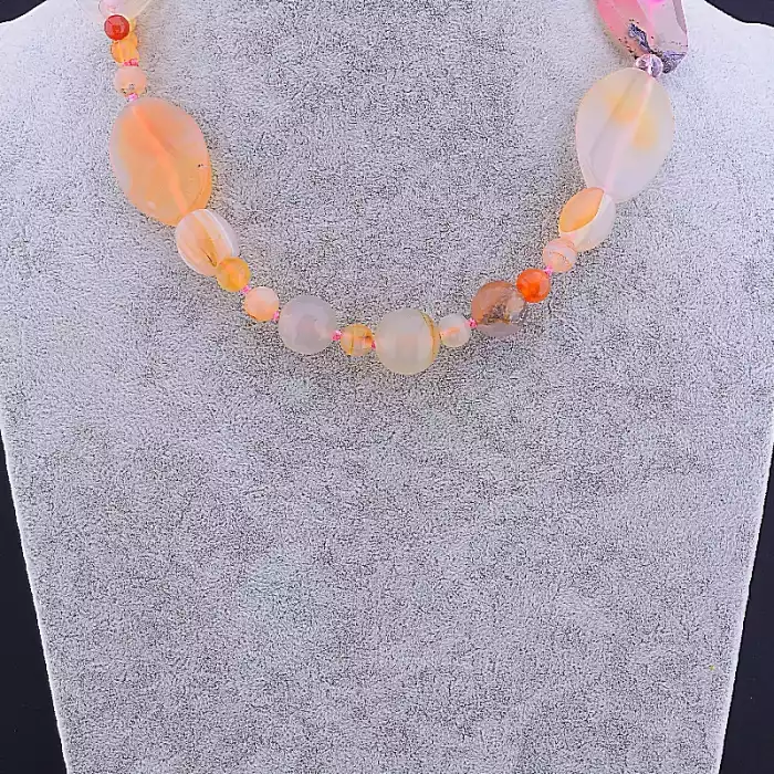 🏷️️ Намисто Агат 80 см ss_79073