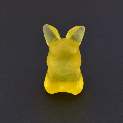 Мінерал флюорит &quot;Пікачу&quot; (жовтий, 40х20 мм)