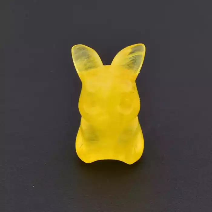 🏷️️ Мінерал флюорит "Пікачу" (жовтий, 40х20 мм) ss_104610