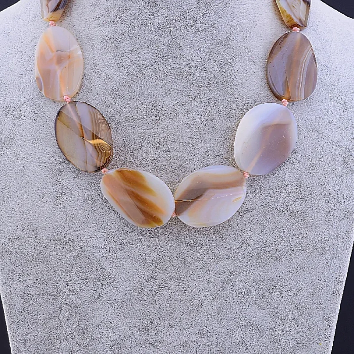 🏷️️ Намисто Агат 50 см ss_80224