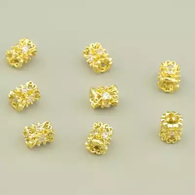 Вставка Фіаніт 5х4мм. (позолота 18к лимонна)