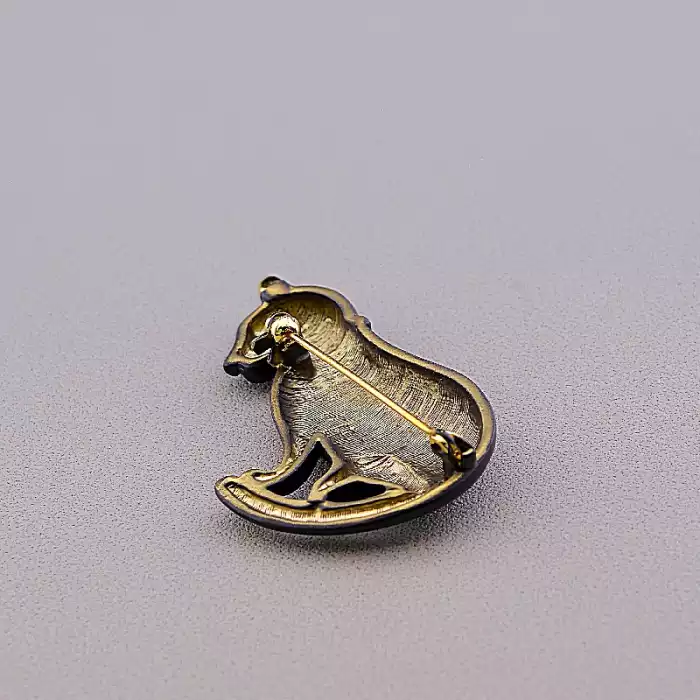 🏷️️ Брошка шпилька Сrystal (позолота 18к) F-106133