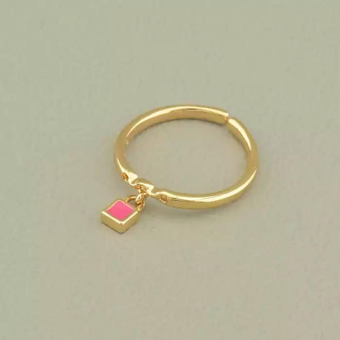 🏷️️ Каблучка Xuping Емаль (позолота 18к, розмір регулюється) ss_99432