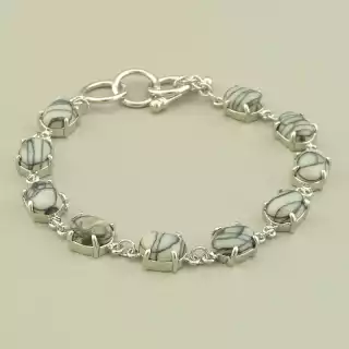 Браслет петля Яшма 20 см.