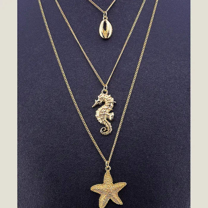 🏷️️ Підвіска морська зірка та коник Fashion 60 см ss_72730