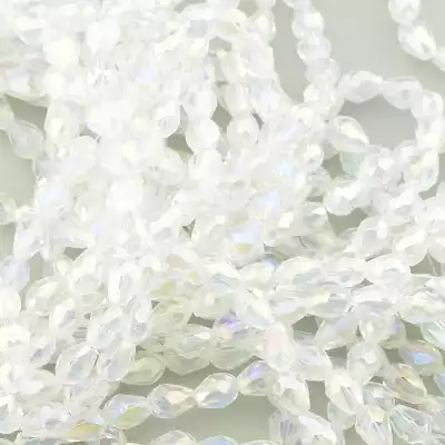 🏷️️ Намистини Чеський кришталь 53 см. (без застібки) на нитці з гранями F-93121