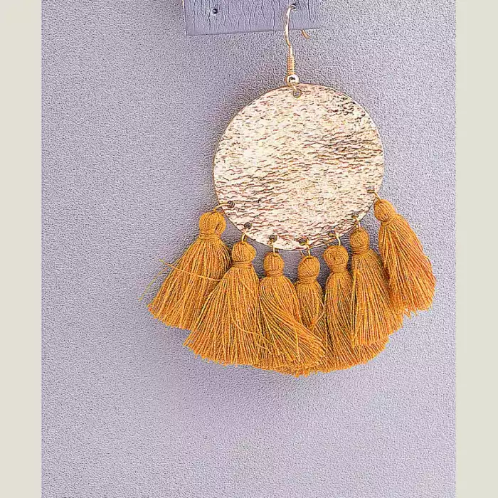 🏷️️ Сережки гачки Нитки FJ ss_65482