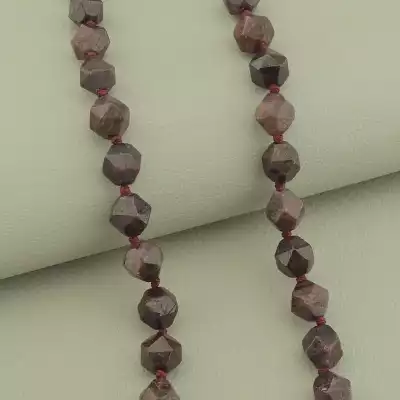 🏷️️ Намисто Гранат (cрібло 925 проба) 46 см. F-101313