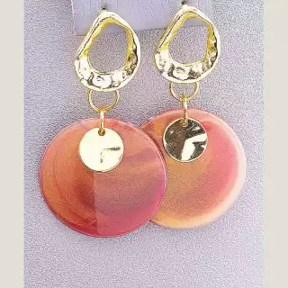 Сережки пусети пластик FJ