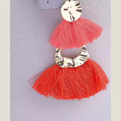 🏷️️ Сережки пусети Нитки FJ F-66758