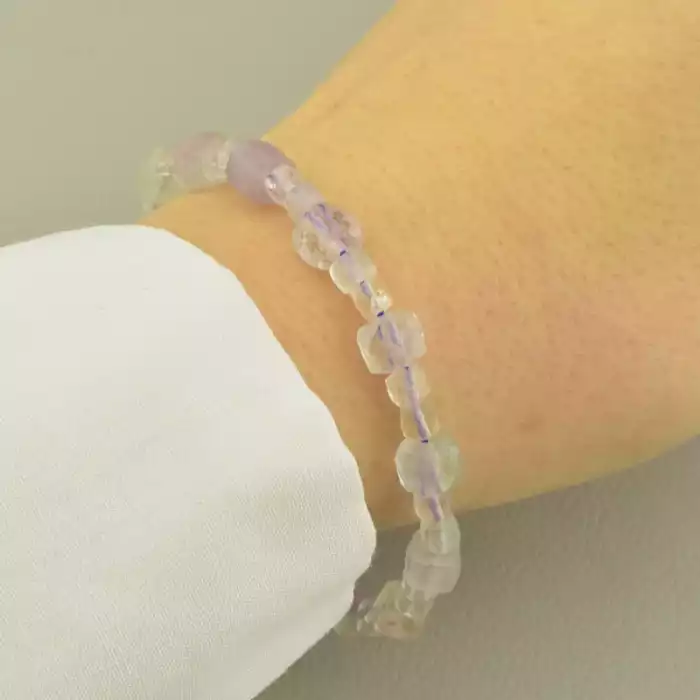 🏷️️ Браслет резинка Флюоріт 18 см. ss_102313