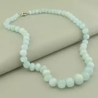 Намисто Аквамарин 55 см.
