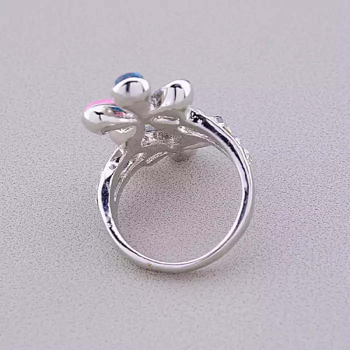 🏷️️ Каблучка квіти Сrystal ss_90703