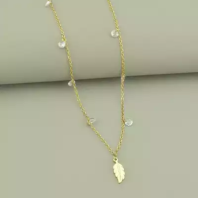 🏷️️ Підвіска Xuping Фіаніт 44 см (позолота 18к лимонна) F-103039