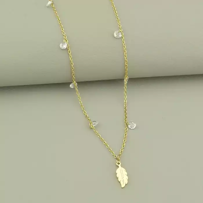 🏷️️ Підвіска Xuping Фіаніт 44 см (позолота 18к лимонна) ss_103039