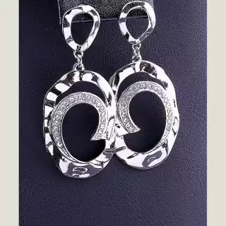 Сережки пусети Сrystal FJ