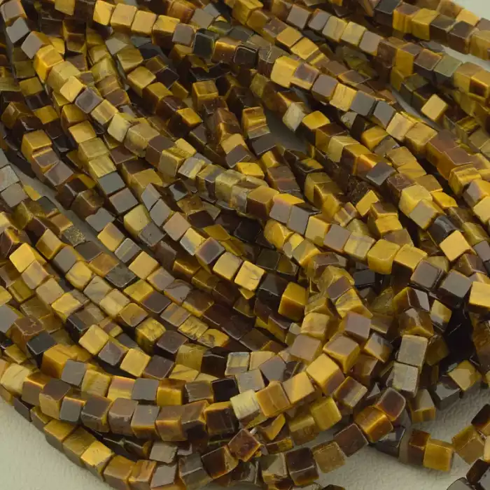 🏷️️ Нитка Тигрове око 39 см. (без застібки) ss_103453