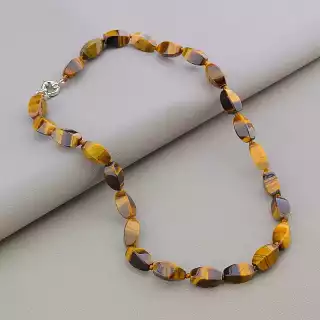 Намисто Тигрове око 45 см