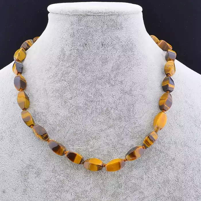 🏷️️ Намисто Тигрове око 45 см ss_69655