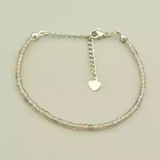 Браслет на карабіні Раухтопаз 17 см