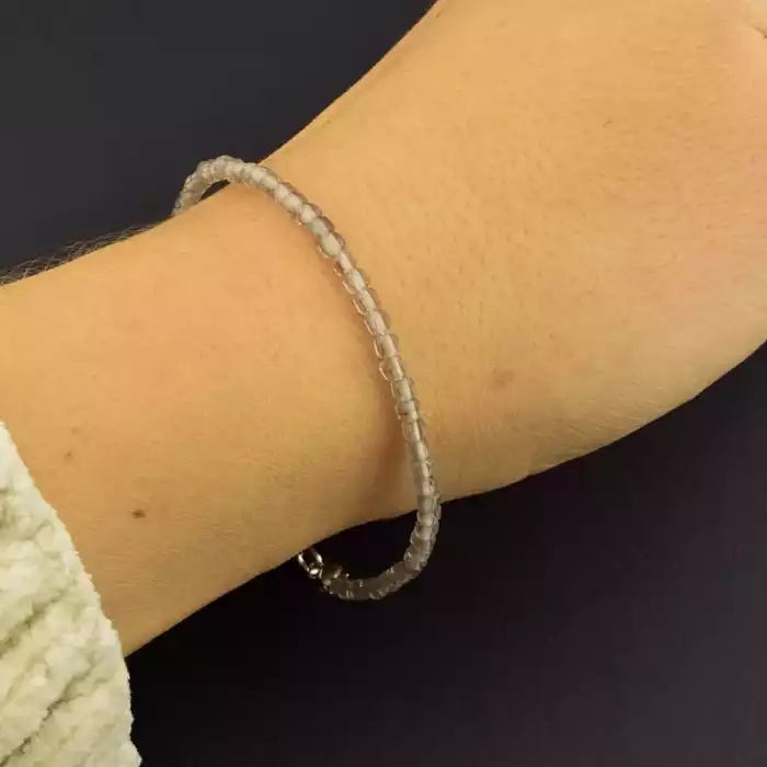 🏷️️ Браслет на карабіні Раухтопаз 17 см F-105629