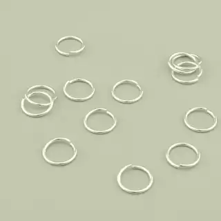 Кілечко срібло (925) 8x8 мм