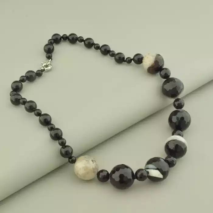 🏷️️ Намисто Агат 50 см F-106031