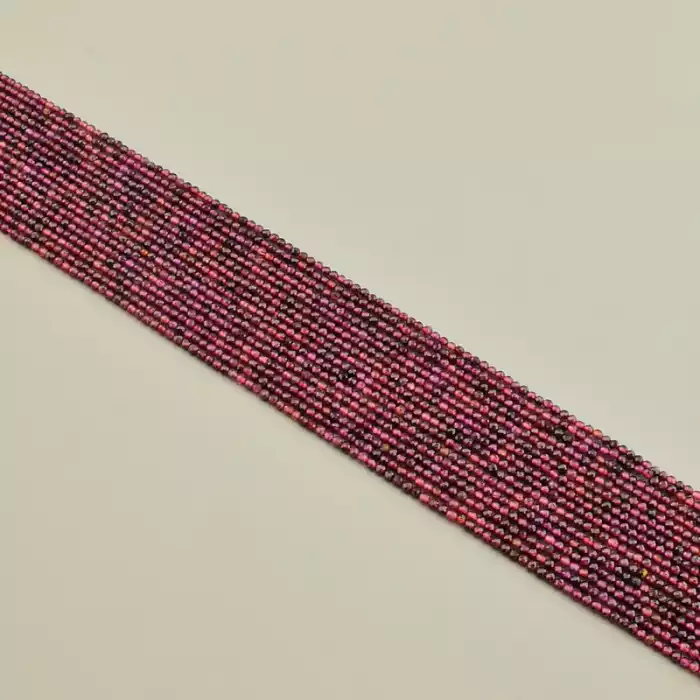 🏷️️ Намистини Гранат 39 см 2.2 мм. (без застібки) F-106338