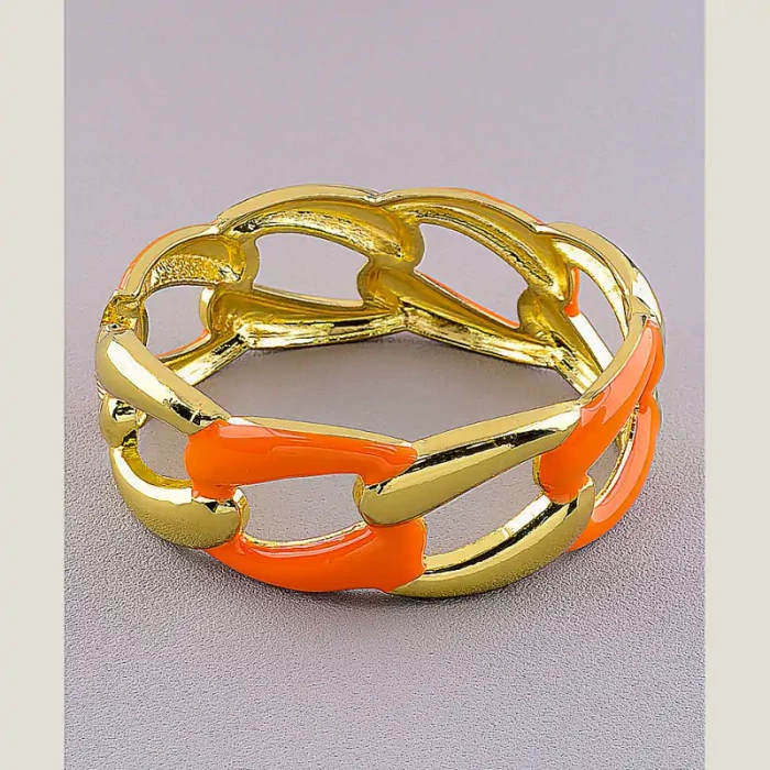 🏷️️ Браслет емаль 18 см (позолота 18к) ss_11397