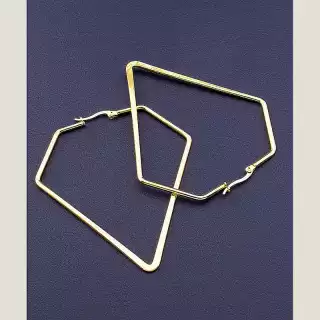 Сережки з французьким замком FJ 70х60 мм