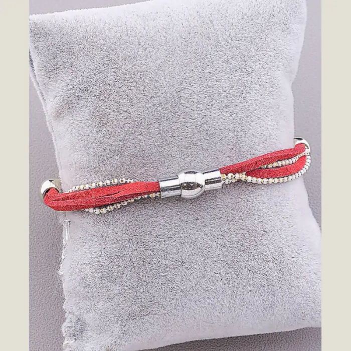 🏷️️ Браслет Сrystal 17 см шкірозамінник ss_12600