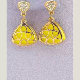 Сережки пусети Fashion емаль