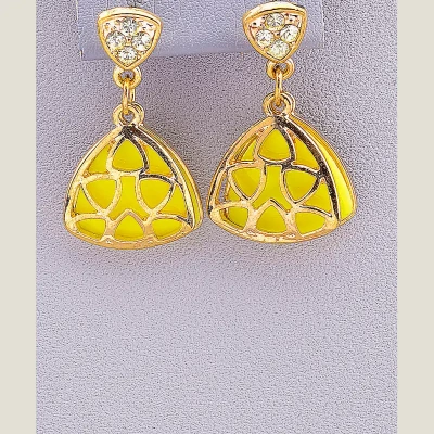 Сережки Fashion емаль