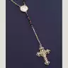 🏷️️ Підвіска хрест Xuping Агат 70 см (позолота 18к) F-74963