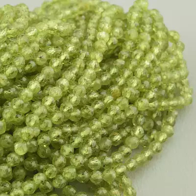 🏷️️ Намистини Пренит 40 см 4 мм на нитці (натуральне каміння, без застібки) F-75873