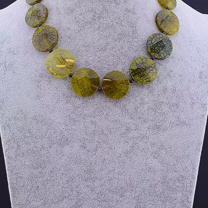 🏷️️ Намисто Агат 45 см ss_85673