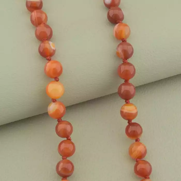 🏷️️ Намисто Сердолік (cрібло 925 проба) 46 см. ss_101314