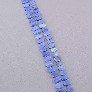 Намистини Кіаніт 42 см на нитці (натуральне каміння, без застібки)