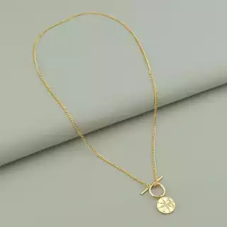 Підвіска Xuping Фіаніт 46 см (позолота 18к)