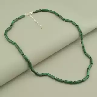 Намисто Малахіт (cрібло 925 проба) 46 см.