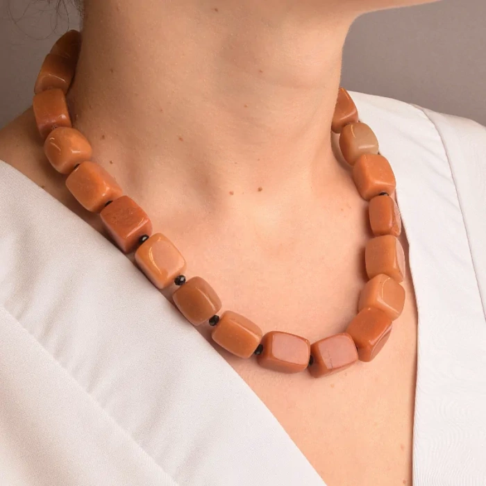 🏷️️ Намисто Яшма 45 см. ss_86820