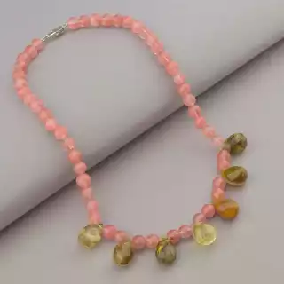 Намисто Халцедон 44 см.