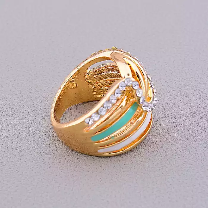 🏷️️ Каблучка Сrystal (позолота 18к) ss_42967