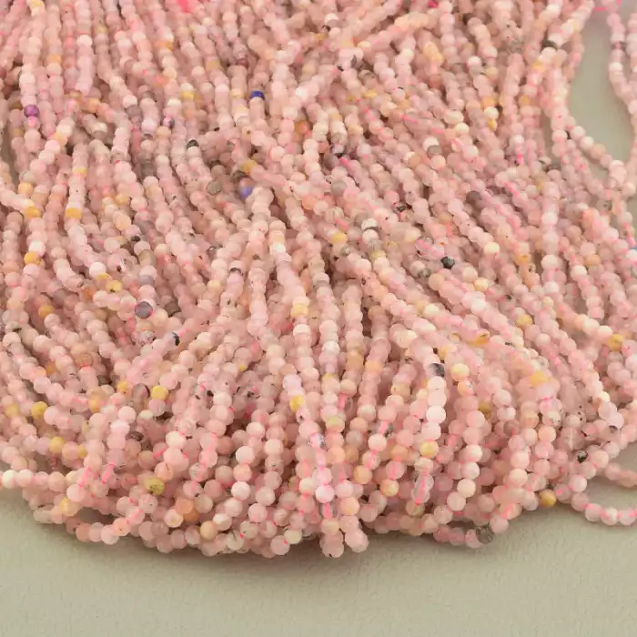 🏷️️ Нитка Самоцвіти 39 см. 3 мм. (без застібки) ss_103354